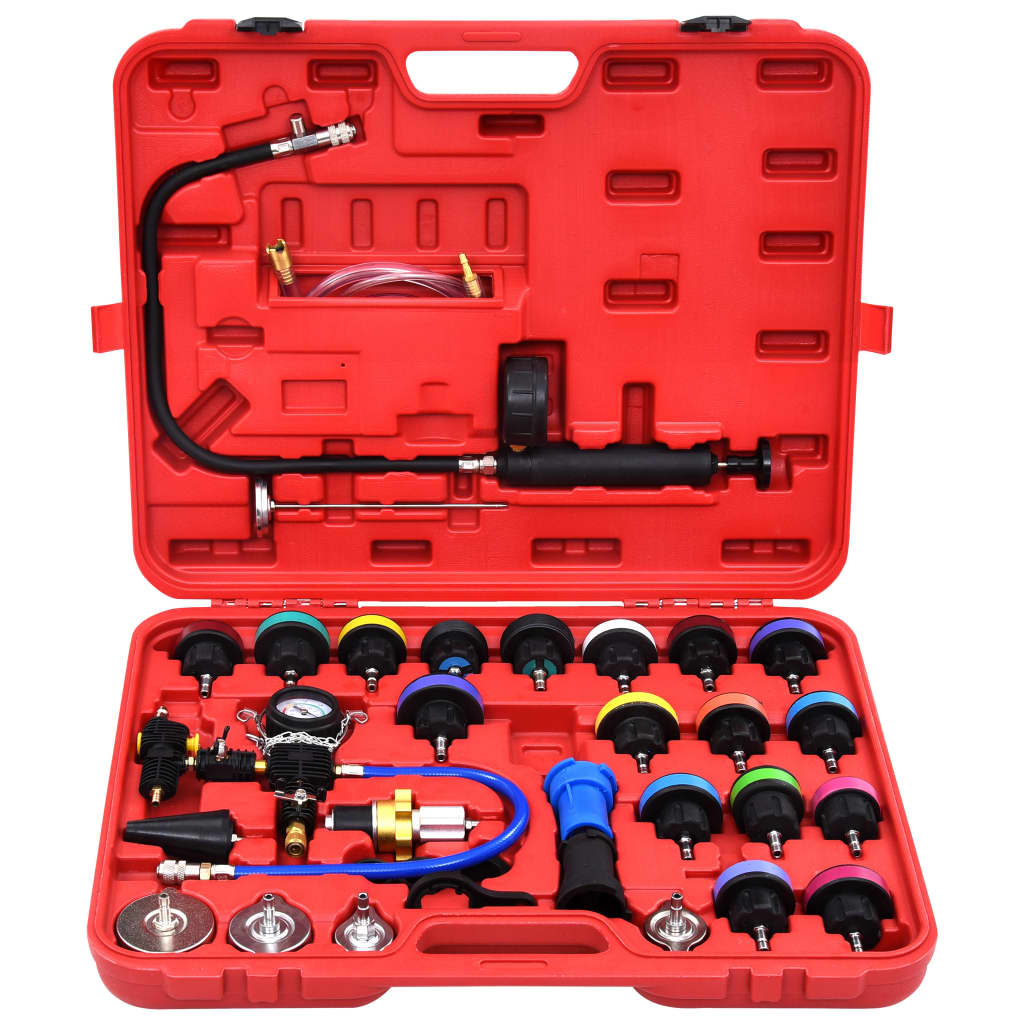 Vidaxl 28-Piece Cooling System Pressure and Temperature Tester