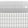 Stainless Steel Door Hinge Cabinet Hinge with Screw Furniture Drawer Repair Plate Kits Repair Plate Flat Fixing Brackets Tools