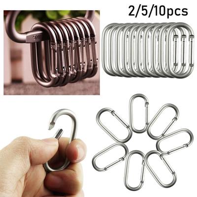 Tool Alloy Aluminum Rings Climing Carabiner Travel Kit Buckle Keychain Camp Mountaineering Hook
