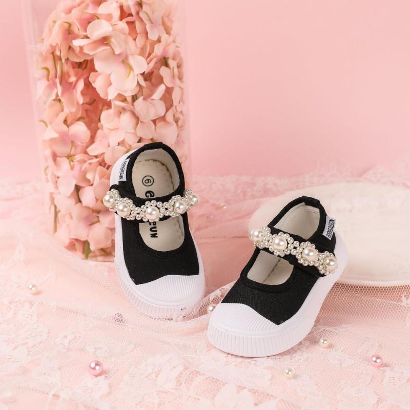 Girl Shoes Autumn New Soft Sole Children Shoes Breathable Kid Canvas Shoes Kid Casual Shoe Fashion Princess Shoe Mary Jane Shoe