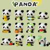 Panda Blind Box Building Blocks, Micro Granular Chinese National Treasure DIY Model Creative Educational Gift for Children