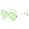 Versatile Frameless Heart-Shaped Sunglasses for Women