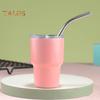 60ML Stainless Steel Cup with Straw And Lid Anti Rust Versatile Minimalistic Anti Rust Water Cup for Cocktails Juices