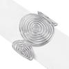 Verstellbares Damen Spiral Offenes Manschettenarmband Metalllegierung Manschette Armring Schmuck Geschenke