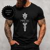 Tričko Viking Rune s vlastním jménem a rokem Severská mytologie Ležérní Pro unisex Táta Den otců Vintage Streetwear Pružné