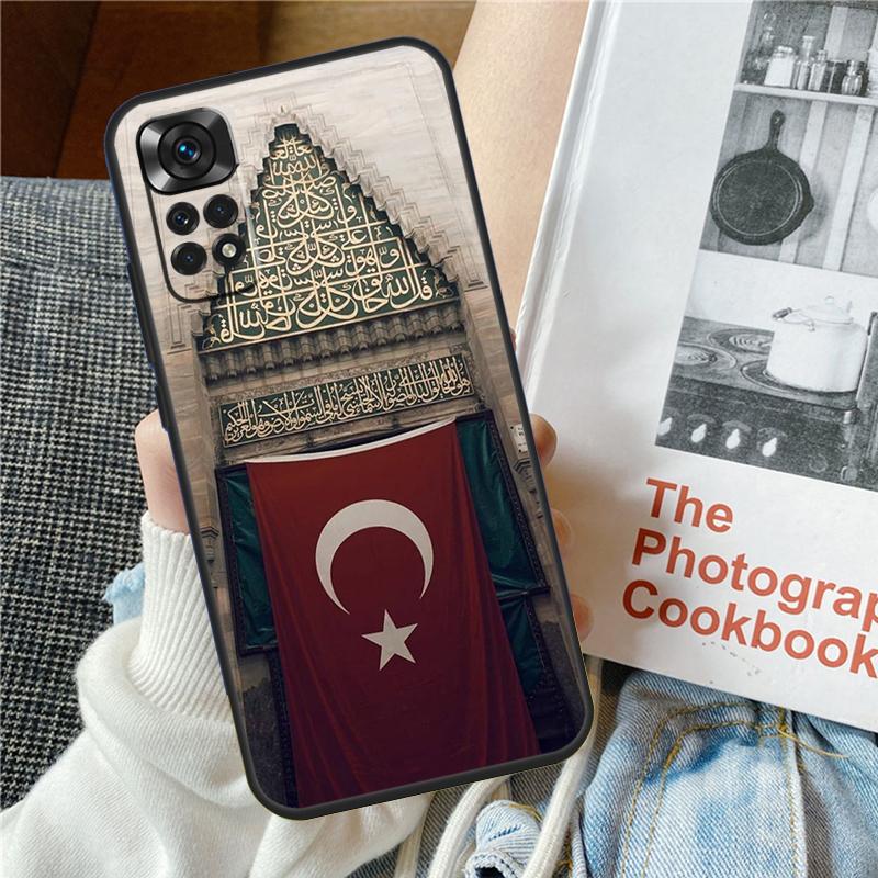 Turkey Turkish Flag Phone Case For Redmi Note 10 9 8 11 12 Pro 9S 10S 11S 12S Cover For Redmi 12 12C 9C 10C 13C