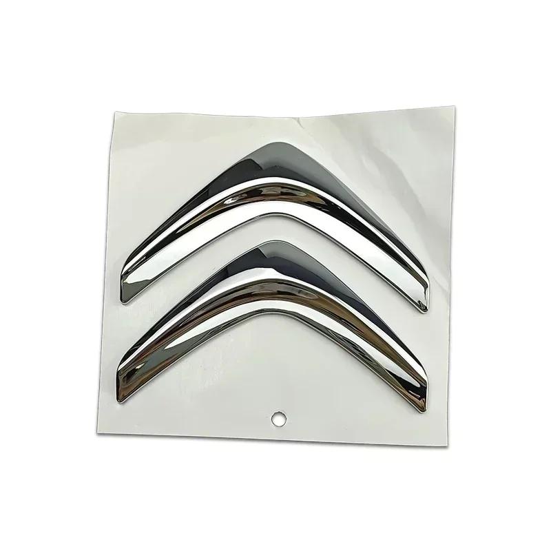 

Чорно-срібна задня емблема-значок для автомобіля Citroen Elysee Berlingo Xsara C3 XR C4 Picasso Sega Aircross C5 Автомобільний багажник Модифікація Наклейка 10x9cm срібний