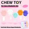 Cat Paw Shape Dental Aligner Chewies For Aligner Retainer Chewies Silicone Teeth Stick Bite Tooth Chew Aligner Dental