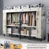 No-Assembly Wardrobe with Drawers: Foldable and Durable for Bedroom or Rental Room