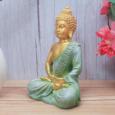 Nová polymramorová meditující socha Buddhy/Buddha/Gautama Buddhy, figurka/idol/múrti, dárkové předměty, výstavní předmět pro domácí dekoraci