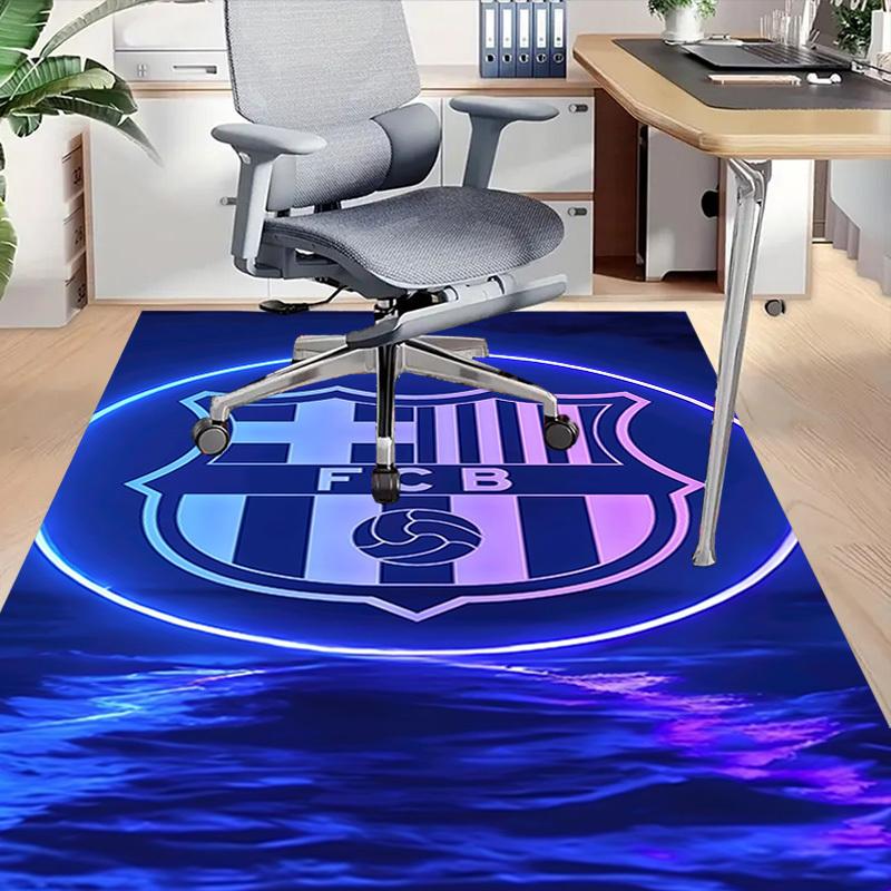 1pc FC Barcelona Carpet Anti Slip Polyester Floor Mat for office.Bedroom