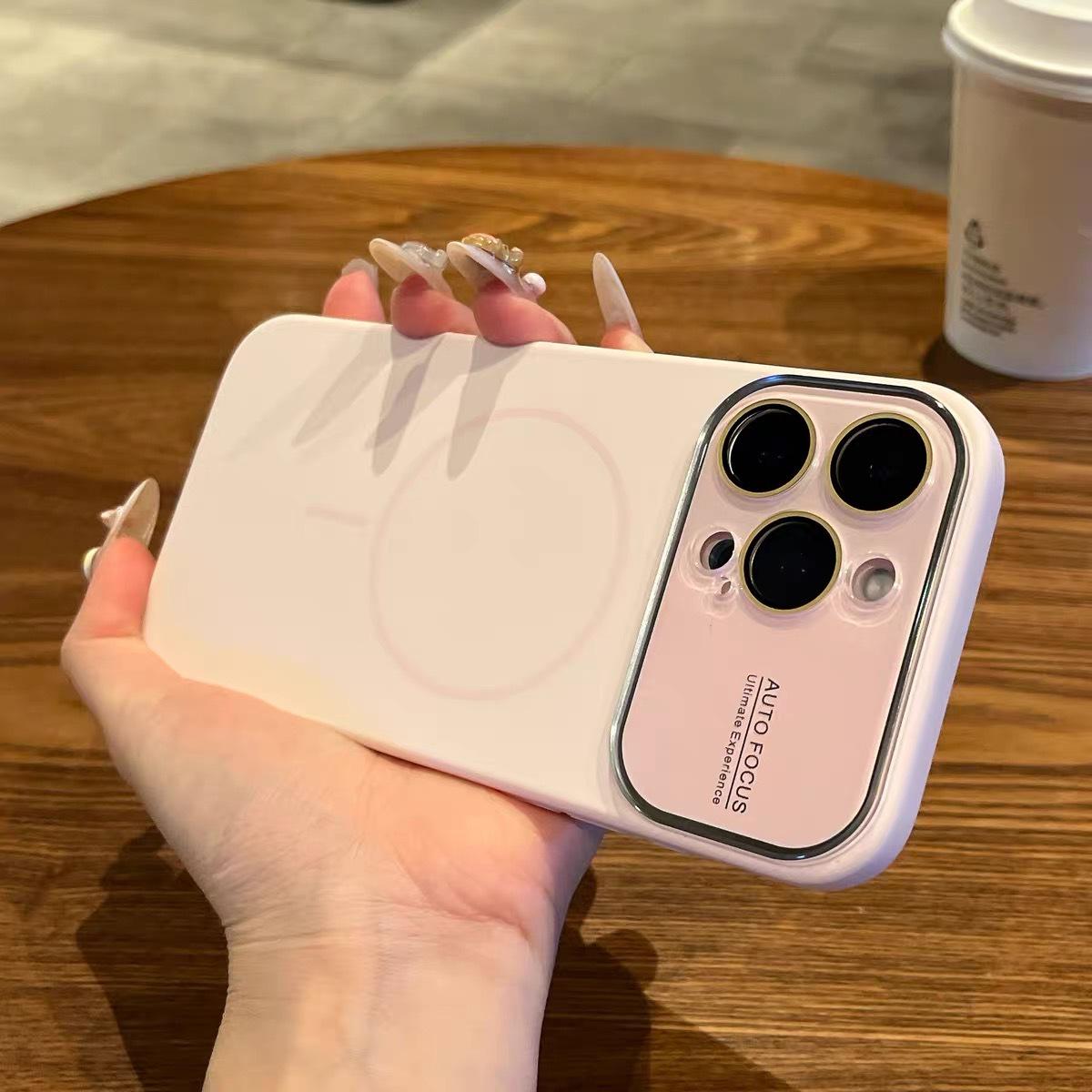 MagSafe Magnetic Liquid Silicone Case for iPhone 17 Pro Max with Integrated AI Button iPhone 16 Pro Max