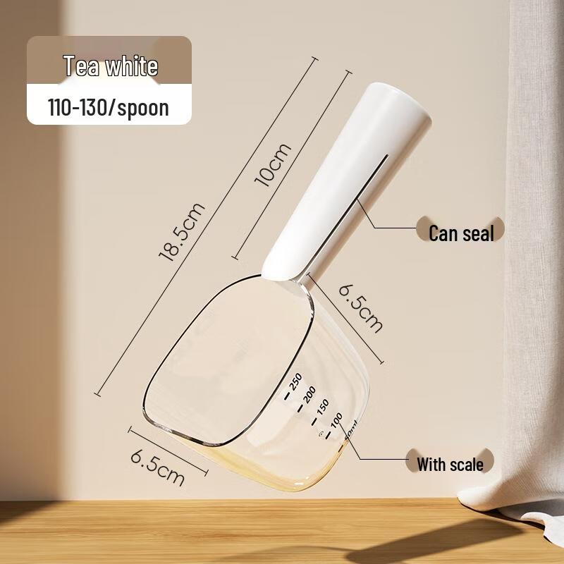 JINGRUIXIANG Pet Food Scoop with Scale and Bag Clip