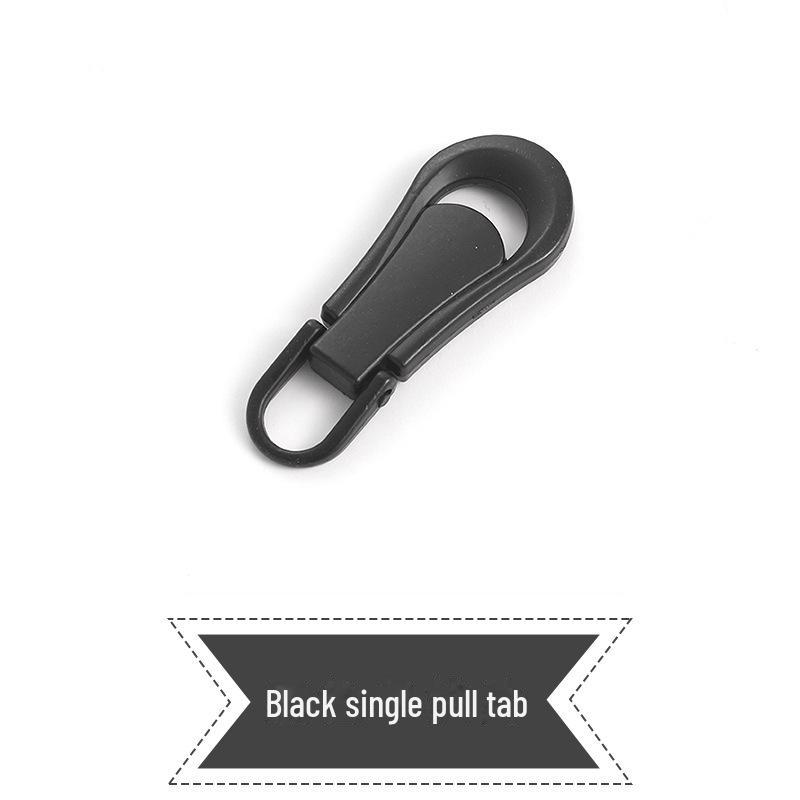 Tool-Free Removable and Replaceable Luggage Wallet Zipper Puller Pendant