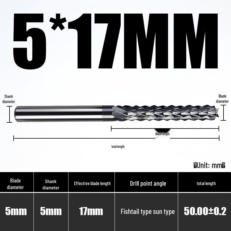 

Aokewen Tungsten Steel Corn End Mill