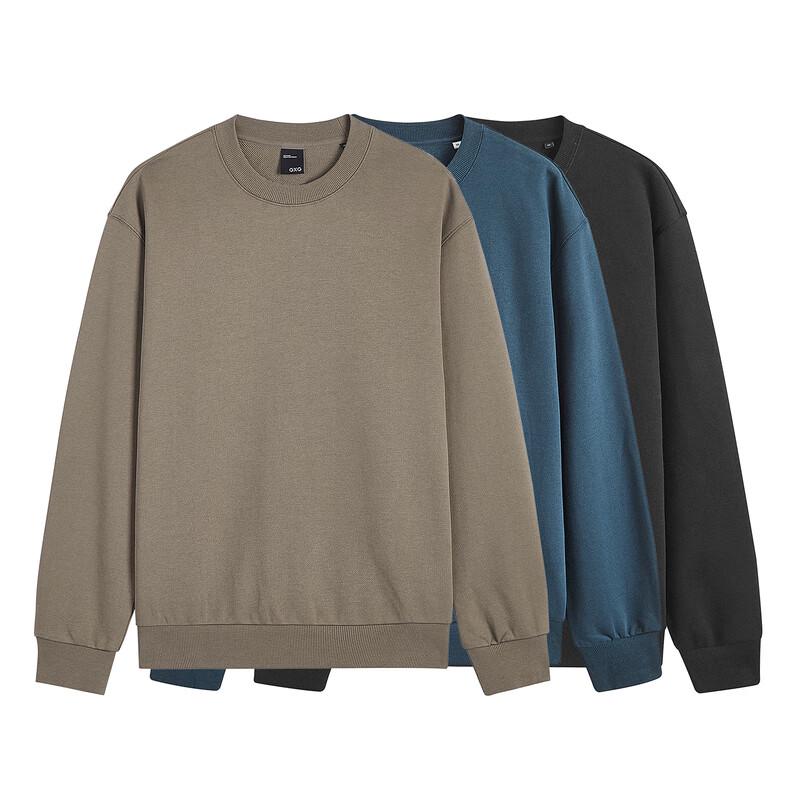 GXG Men's Heavyweight Printed Round Neck Sweatshirt