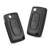 ENERGY01 VA2 CE0523 - Coque Clé Peugeot 107 207 307 308 407 2 Boutons CE0523 Lame sans RAINURE - Pile sur Circuit Imprimé