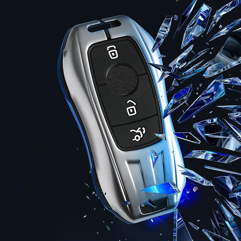 Car Remote Key Case Cover Shell for Mercedes Benz A C E S G Class GLC CLE CLA GLB GLS W177 W205 W213 W222 X167 AMG Car Bag