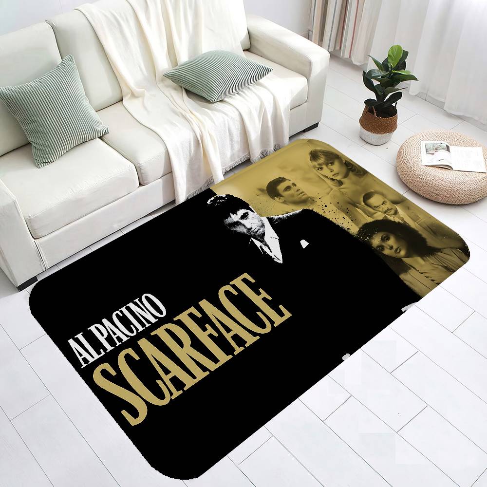 Scarface Movie Room Mats Cheaper Anti-slip Modern Living Room Balcony Printed Modern Home Decor