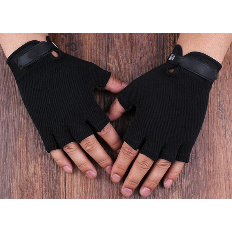 Spring and Summer Outdoor Cycling Gloves Driving Thin Sunshade Tactics for Men and Women Fitness Half Finger Gloves