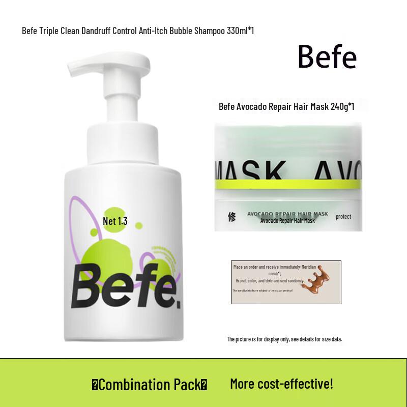 BeFe Triple Purifying Anti-Dandruff & Anti-Itch Hair Care Set
