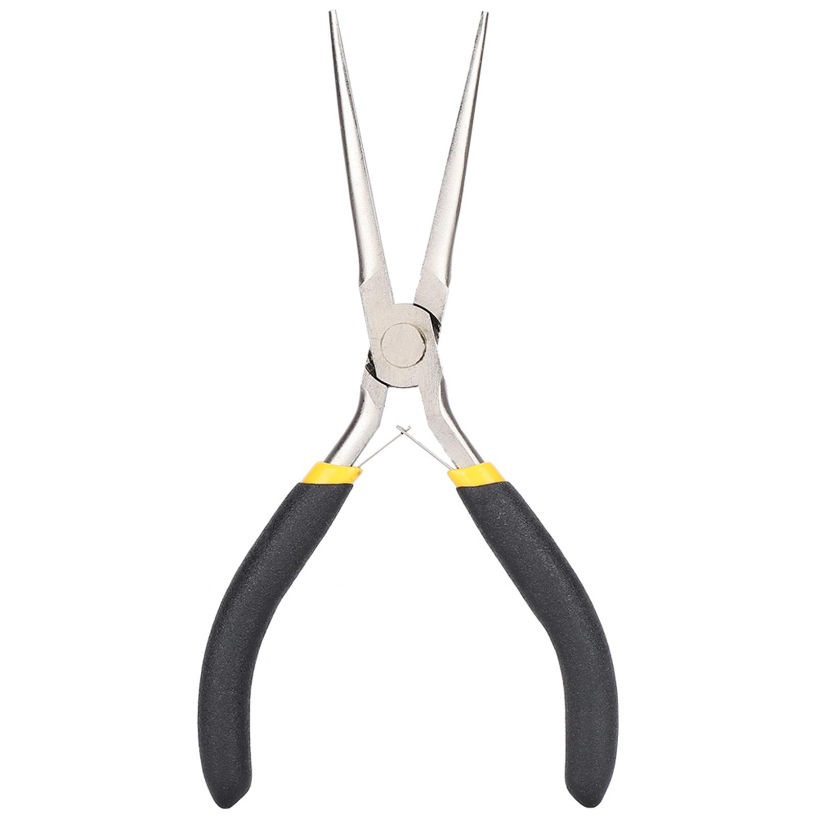 

Long Nose Pliers Hand‑Made Tools Long Flat Nose Pliers Carbon Steel Repair Craft Supplies