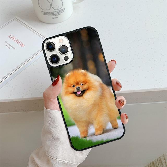 

Pomeranian Dog Phone Case For iPhone 17 Air 13 12 14 15 16 Cover For Apple 14 15 16 Pro Max 6S Plus Coque iPhone 13pro