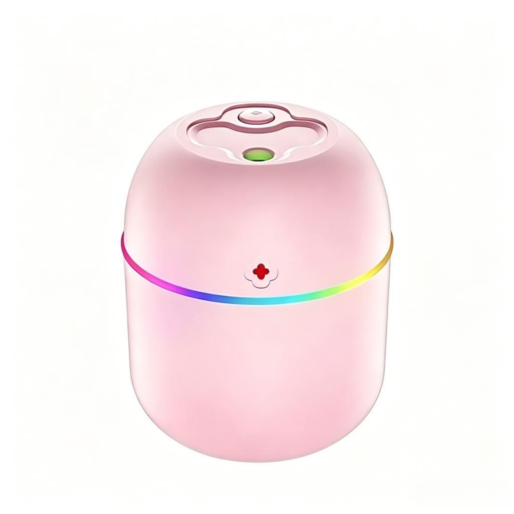 250ML Mini Air Humidifier Aroma Essential Oil Diffuser with LED Color Lamp Ultrasonic Mist Maker USB Plug in For Home Office Car
