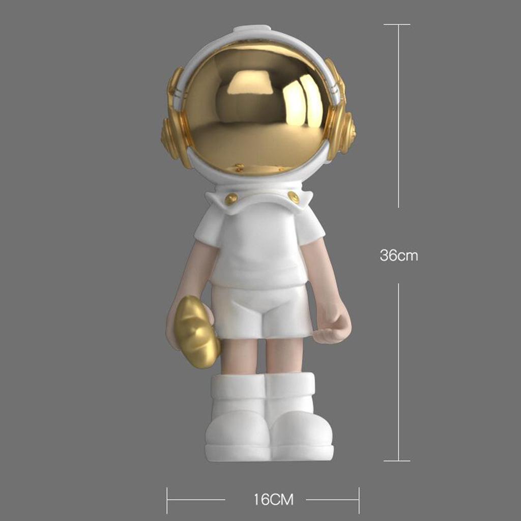 Modern Home Astronaut Figurine Sculpture Statue Astronaut Figurines Kids Spaceman Living Room Large Art Craft Nordic Style Decor