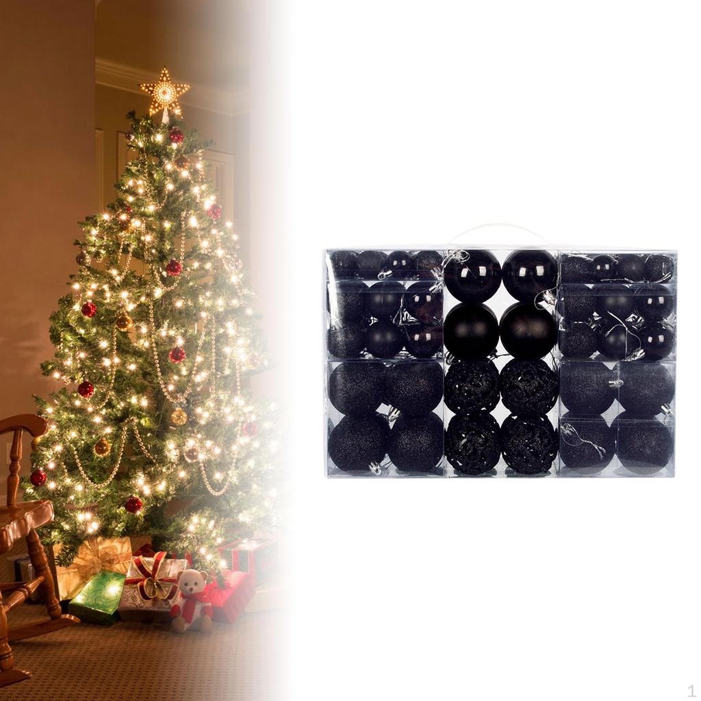 100 Pcs Set Colorful Ornament Christmas Tree Ornaments for Year