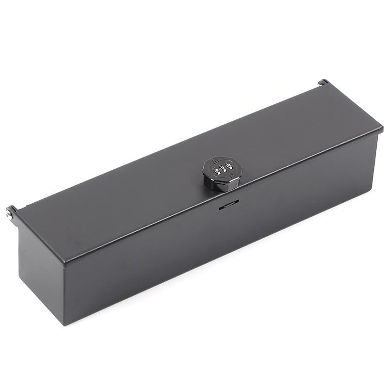 

For Land Rover Defender 90 110 2004-2018 Aluminum alloy black car front seats rear lower password box car accessories