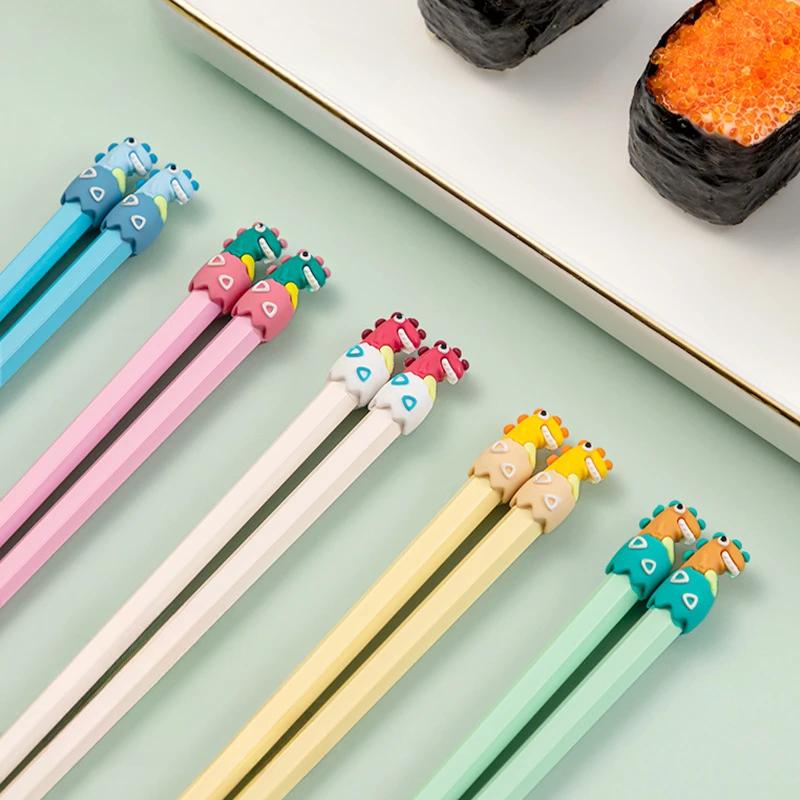 Children's Chopsticks Alloy Chopsticks Household One Person One Chopstick Baby Food Supplement Portable Chopsticks