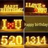 Happy Birthday Light-Up Letter Sign: Surprise Party Decoration for Girls