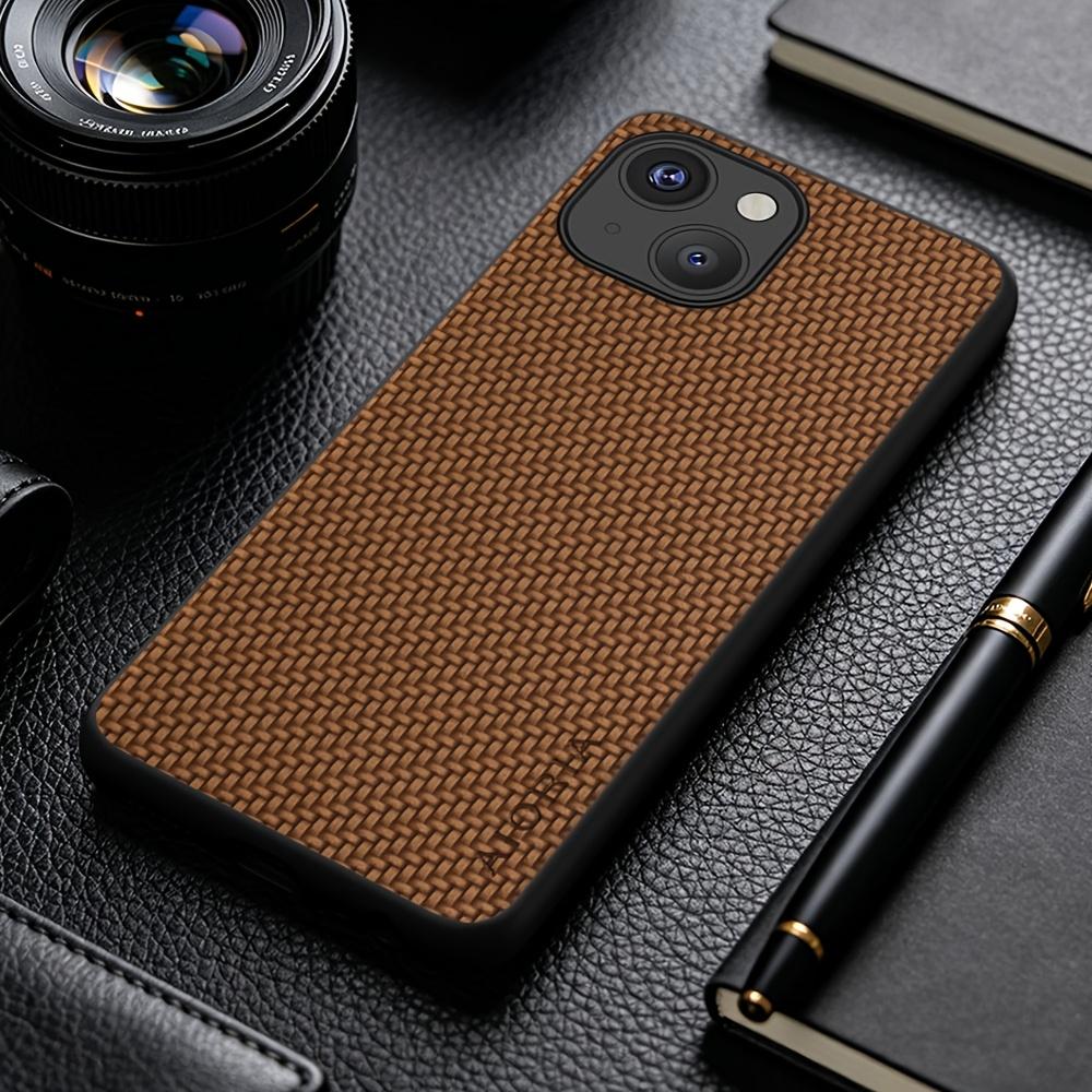 Phone Case: New Fashion Phone Case for iPhone 15 14 13 Pro Max Plus Business Casual Faux Synthetic Leather Phone Cover