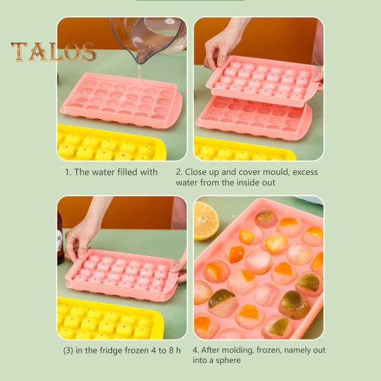 Ice Ball Mold Top Drain Hole DIY BPA Free Convenient Smooth Surface Ice Ball Mold Bar Accessory