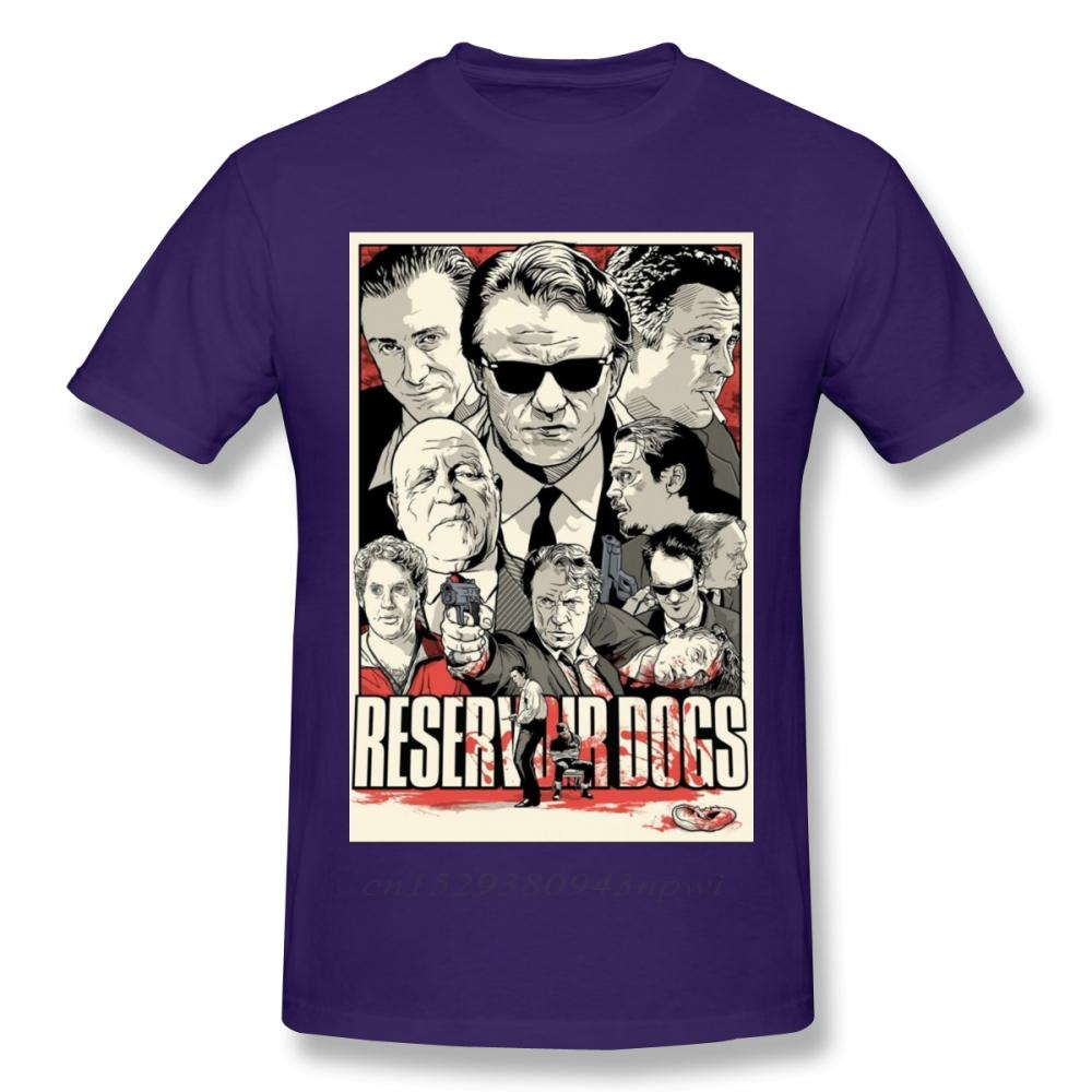Fashion Street Guys Tops  Tees Swag 100 Cotton Camiseta Shirt Movie Reservoir Dogs T Shirt Unisex Round Neck XS3XL T Shirt