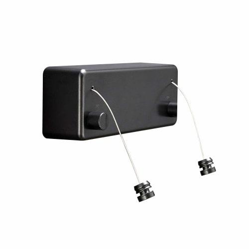 HOMEME Clothes Drying Rope, 30kg Weight Capacity, Double Rope, 4.2m Total Length, Flexible, No Drilling Required, Slow Recovery, Hidden Clothes Drying