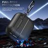 For AirPods Pro 3 XDcase Carbon Fiber Texture Earbud Case with Hook