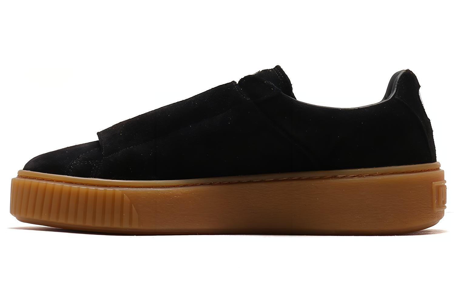 PUMA Platform Strap Black Brown Women s 365224-03 38