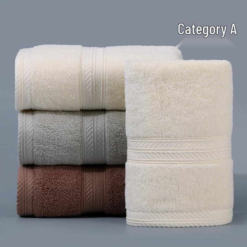 Premium Ansiktshandduk i Helt Bomull - Mjuk, Tjock, Absorberande för Vuxna