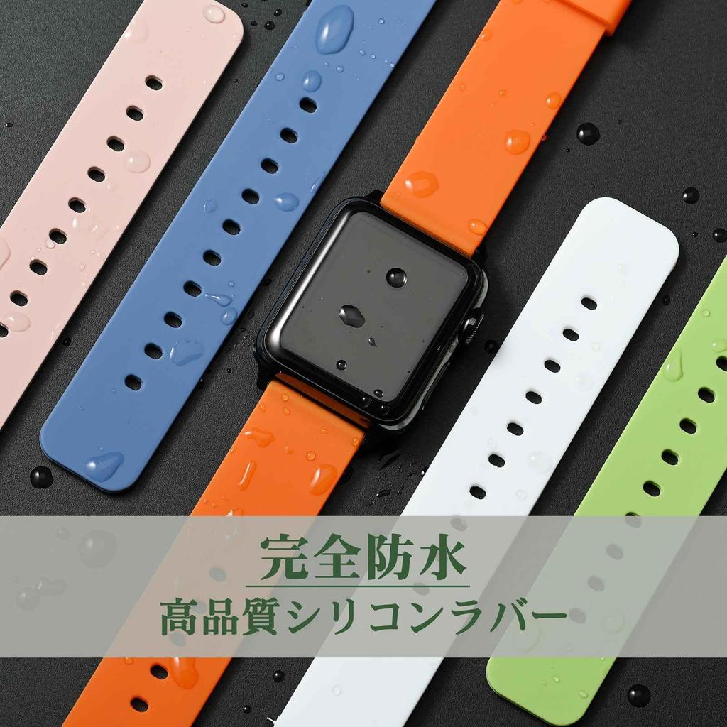 WOCCI 15mm Silikonkautschuk Uhr Wasserdicht Ersatz Schnellverschluss Armband, Armband, Lösen, Weiß/Silber