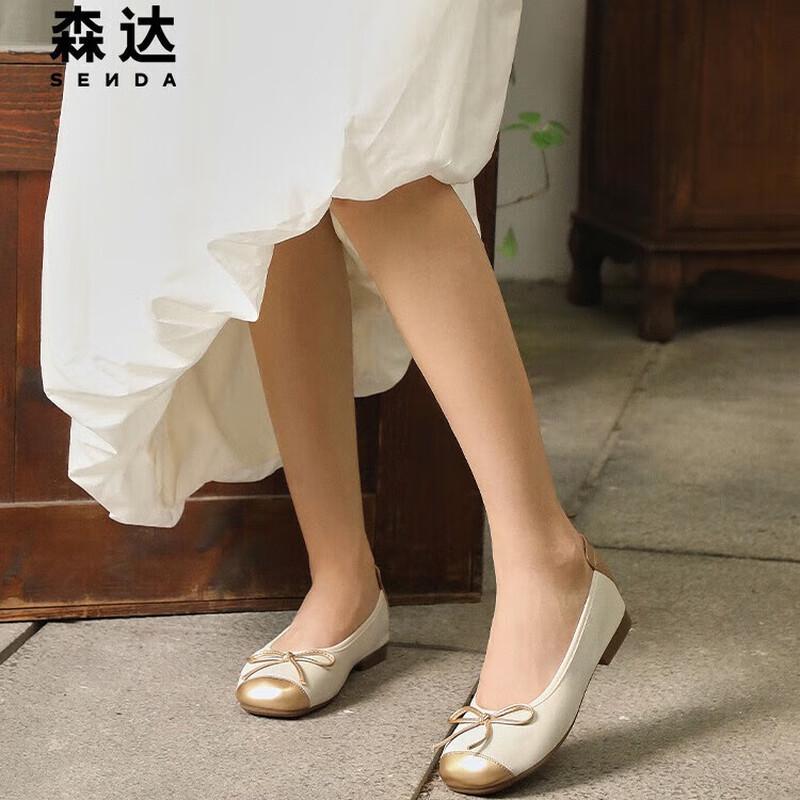 Senda ZCC40CQ4 Women s Comfortable Flat Slip-On Shoes 36