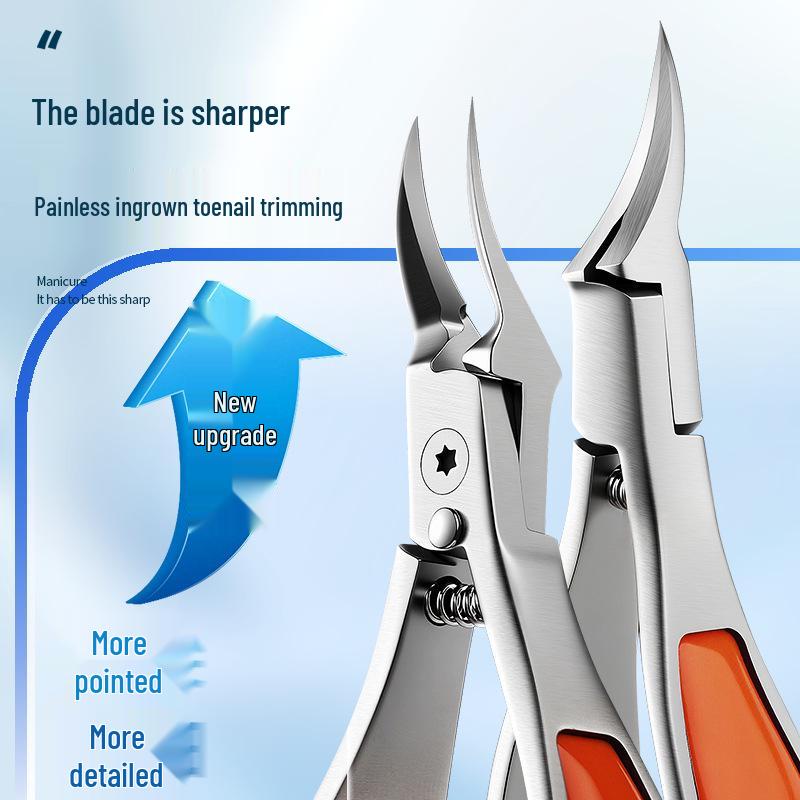 Eagle Beak Stainless Steel Cuticle Nipper and Toenail Clipper - Super Sharp Beveled Edge