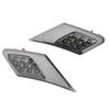 Pair LED Side Marker Turn Signal Leaf Lights Smoked Lens Fit for Scion FRs Subaru BRz GT86 1320