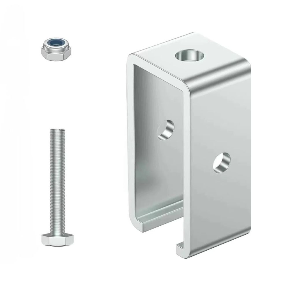 Assembly Track Hanger Silver Intermediate Support safety Track Bracket  factory