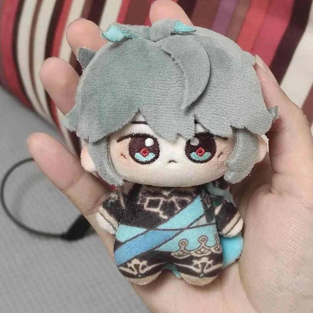 10cm Anime Genshin Impact Alhaitham Plushie Stuffed Doll Alhaitham Cosplay Plush Doll Toys Pendants Keychain Holiday Xmas Gifts