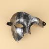 Lightweight Durable Half Face Phantom Mask High Quality for Masquerade Cosplay Halloween Costume Use