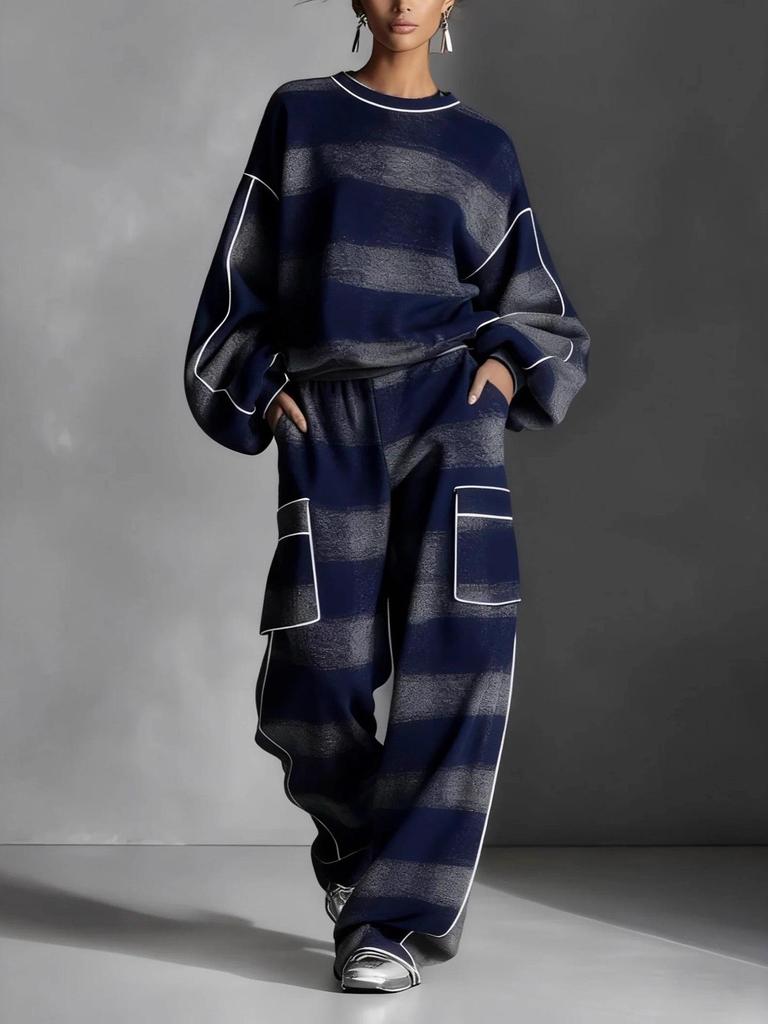 2025 European & American Women's Plaid Ruffled Pantsuit – Distressed Street Style