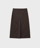 Sinun Sn Rose Applique Skirt (Brown)
