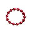 Xu Yan Style Rosy Red Agate Double-Wrap Bracelet, Skin-Brightening Cinnabar Hand String, Zodiac Gift